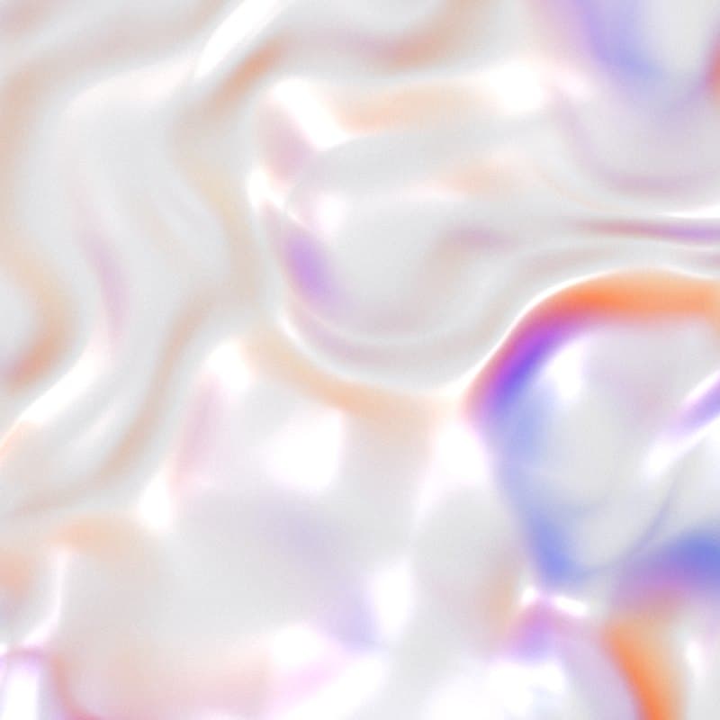 Soft pearl light with blue ridges
